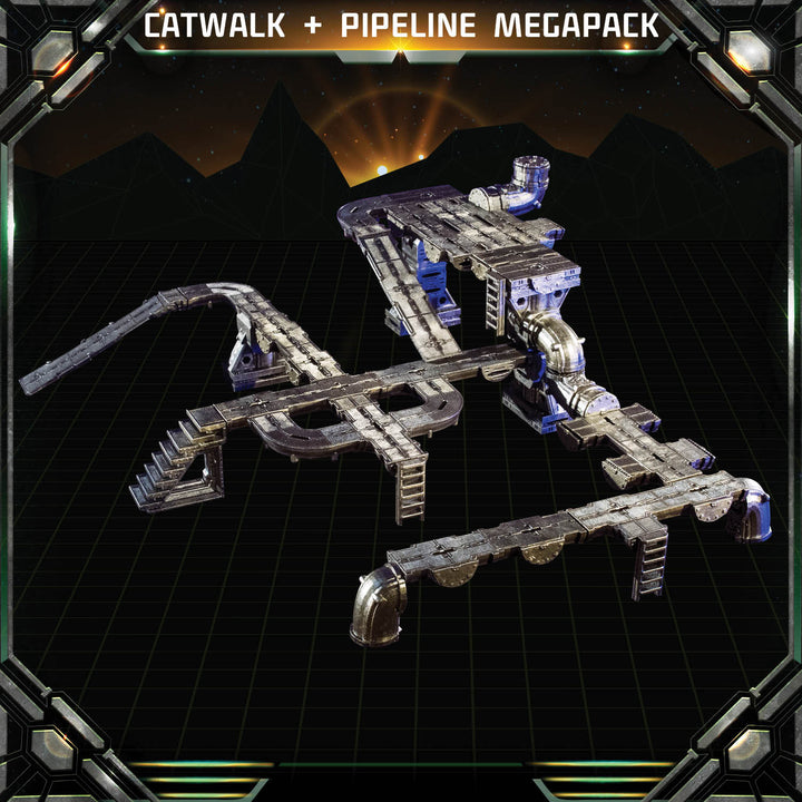 Catwalk & Pipeline Megapack (Painted)