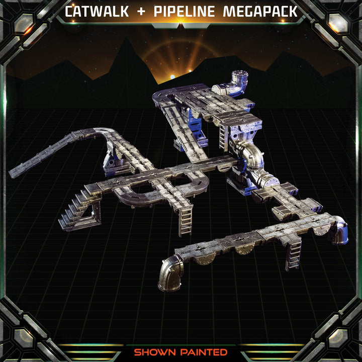 Catwalk & Pipeline Megapack (Unpainted)